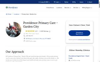 Providence Missoula Family Medical website