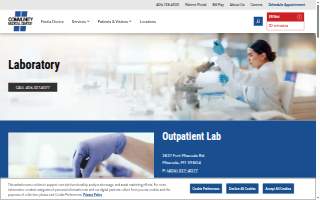 Community Outpatient Lab website