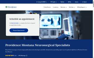 Providence Montana Neurosurgical Specialists website