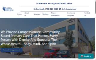 Nevada Community Health Center website