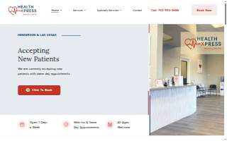 Health Xpress Medical Center website