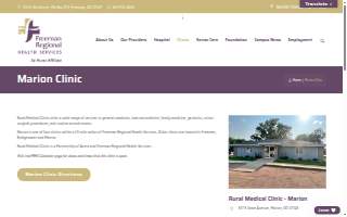 Freeman Regional Health Services Clinic website