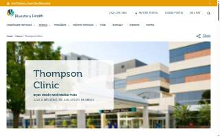Bluestem Health - Thompson Clinic website
