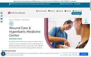 North Vista Wound Care & Hyperbaric Medicine Center website