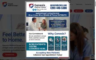 Genesis Medical Group website