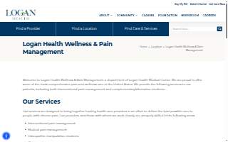 Logan Health Wellness & Pain Management - Helena website