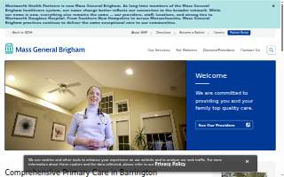 Barrington Health Center website