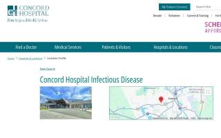 Concord Hospital Infectious Disease website