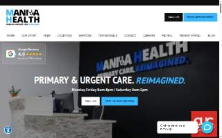 Maniya Health: Primary & Urgent Care. Reimagined. of Hamilton Township website