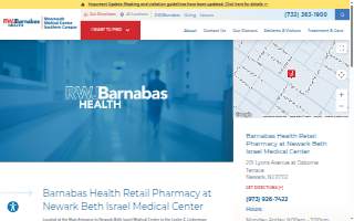 Barnabas Health Retail Pharmacy at Newark Beth Israel Medical Center website