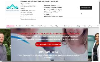 Alameda Acute Care Clinic and Family Medicine website