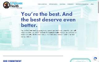 Employee Health Center website