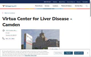 Virtua Center for Liver Disease - Camden website