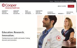 Cooper University Health Care website