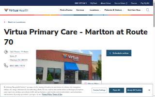 Virtua Primary Care - Marlton at Route 70 website