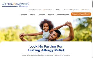 Allergy Partners of Albuquerque website