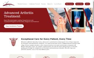 Arthritis Specialty Center Idaho Falls website