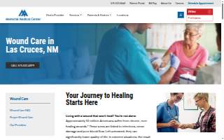 Memorial Wound Care Center & Outpatient Special Services website