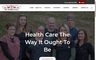 The Health Center website
