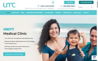 Unity Medical Clinic website