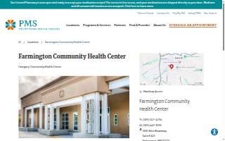 Farmington Community Health Center website