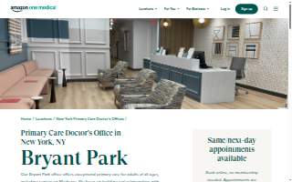 One Medical Primary Care Clinic - Bryant Park website