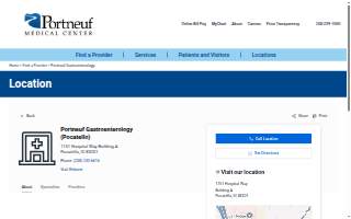 Portneuf Gastroenterology website