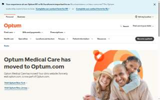 Optum Multi-Specialty - Murray Hill website