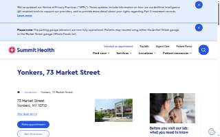 Summit Health - Yonkers Ridge Hill (formerly Westmed Medical Group) website