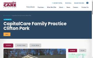 Capital Care Family Practice website