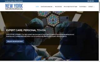 New York Spine & Neuro Surgery website