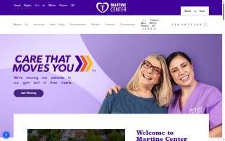 Martine Center for Rehabilitation and Nursing website