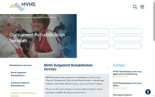 MVHS Rehabilitation Services - Faxton Campus website