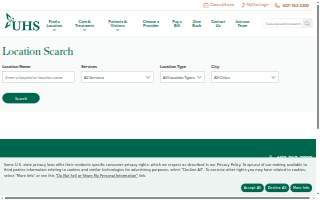 UHS Primary Care Binghamton website