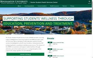 Binghamton University - Decker Student Health Services Center of Vestal website