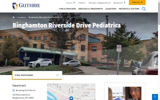 Guthrie Binghamton Riverside Drive - Pediatrics website