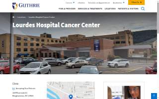 Guthrie Lourdes Hospital Cancer Center website
