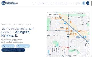 United Vein & Vascular Centers of Arlington Heights website