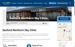 Sanford Northern Sky Clinic website
