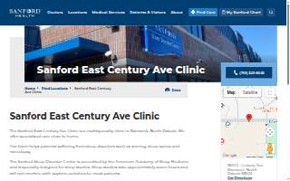 Sanford East Century Ave Clinic website