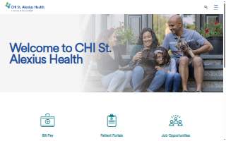 CHI St. Alexius Health Physical Medicine Clinic website