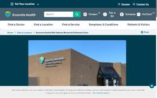 Essentia Health-Mid Dakota Bismarck Kirkwood Clinic website
