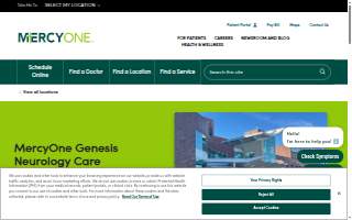 MercyOne Genesis Neurology Care website