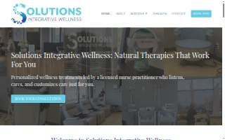 Solutions Integrative Wellness website