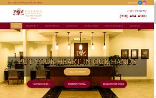 Fayetteville Heart Center PC website