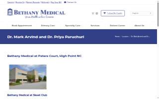 Bethany Medical at Peters Court - Dr. Mark Arvind & Dr. Priya Paruchuri website