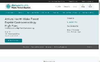 Atrium Health Wake Forest Baptist Gastroenterology - High Point website