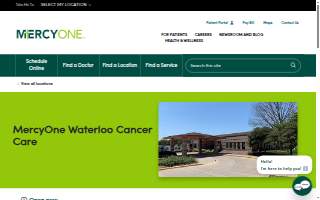 MercyOne Waterloo Cancer Care website