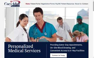Cary Adult Medicine website