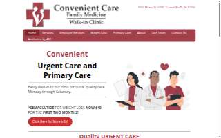 Convenient Care Family Medicine & Walk-in Clinic website